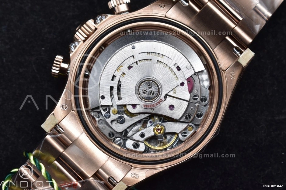 Rainbow Daytona Bracelet Black ZF Best Diamonds 1:1 116595RBOW Edition Durable on SH 776 RG Dial 1004